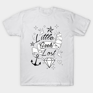 Littlegeeklost Tattoo B&W T-Shirt